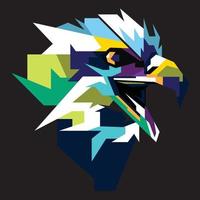 colorful eagle illustration
