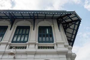 Ancient building Neoclassical architecture in Bangkok. photo