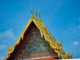 wat pohistoria del templo de phra chetuphon construido desde el período de ayutthaya el reinado del rey rama i el gran cielo para restablecer este templo en el año 1788 completado en 2344. foto
