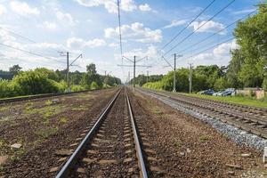 Railway in the future. photo