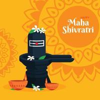 Maha Shivratri Background vector