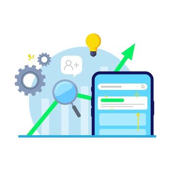 Multipurpose, SEO Optimization concept illustration flat design vector eps10. modern graphic element for landing page, empty state ui, infographic