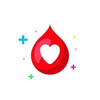 blood donors concept illustration flat design vector eps10. simple, fun, modern graphic element for social media, empty state ui, infographic, icon, etc