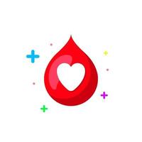 blood donors concept illustration flat design vector eps10. simple, fun, modern graphic element for social media, empty state ui, infographic, icon, etc