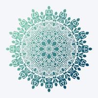 plantilla de diseño de fondo colorido mandala vector