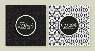 black and white pattern background vector