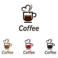 Coffee Cup drink logo image and vector creative design illustration