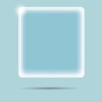 blue ice frame or shape vector