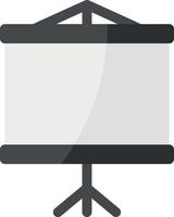 icono de vector de pantalla de proyector simple, editable, 48 píxeles