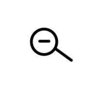 magnifier,search,zoom icon on white background vector