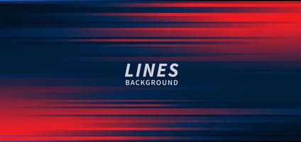 Abstract horizontal light red and blue stripe lines background. vector