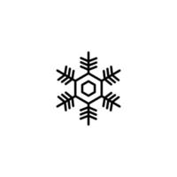 snowflake silhouette illustration vector