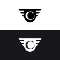 premium elite letter mark C logo design vector template