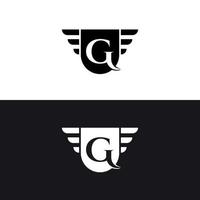 premium elite letter mark G logo design vector template