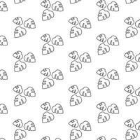 monstera leaf pattern background vector