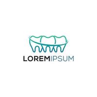 Dental logo design vector