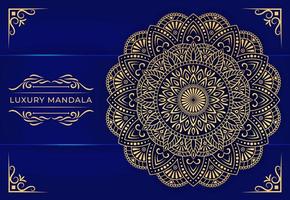 luxury mandala background with golden arabesque pattern, ornamental mandala design arabic islamic east style, mandala for banner, cover, poster, brochure, flyer, wedding card, yoga decoration vector