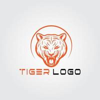Tiger Logo Design, Head Tiger Logo. vector