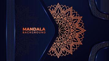 Islamic style decorative luxury mandala background design vector
