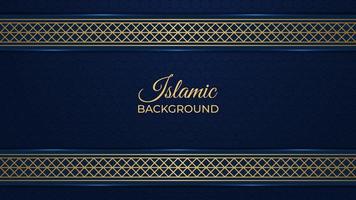 Islamic decorative luxury background design vector