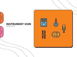 Music Instrument Icon Free Vector