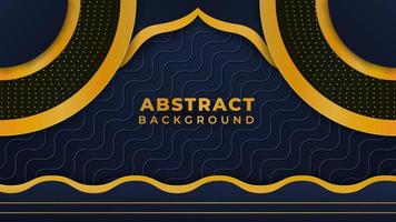 Modern abstract luxury golden background design. vector