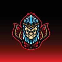 monkey king mascot vector