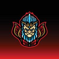 monkey king mascot vector