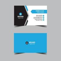 Creative corporate business card template vector