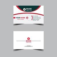 Creative corporate business card template vector