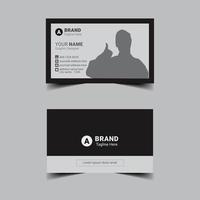 Creative corporate business card template vector