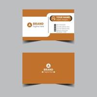 Creative corporate business card template vector