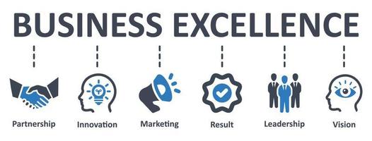 Business excellence icon - vector illustration . business, competence, principle, objective, vision, infographic, template, presentation, concept, banner, pictogram, icon set, icons .