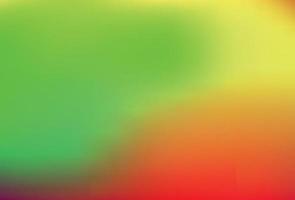 Smooth and blurry rainbow gradient mesh drawing. vector