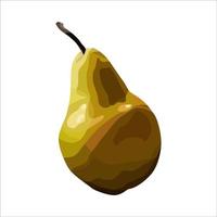 Vector realistic pear.