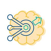 Problem Solving Simple Icon Find Solution Concept vector