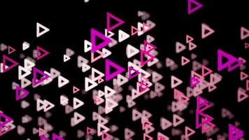 Abstract geometric motion background video