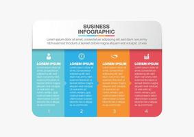 Presentation business infographic template vector