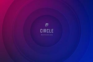 Abstract 3D radial circle papercut layer dark blue, red and purple background. Modern futuristic concept. You can use for cover template, poster, banner web, flyer, print ad. Vector illustration