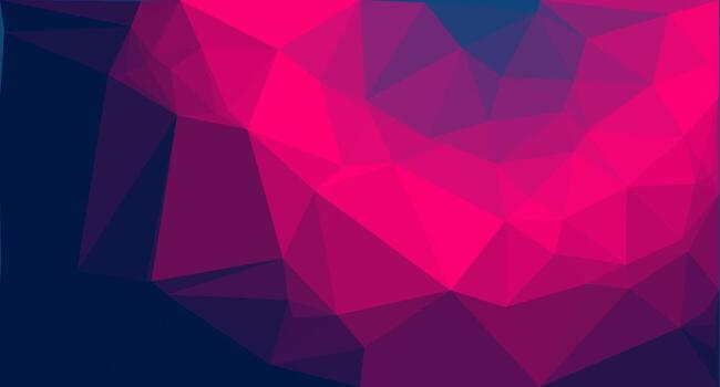 Ilustración abstracta de fondo degradado de polígono bajo. banner de baja poli con formas triangulares vector