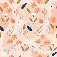 Seamless Spring Floral Pattern vector