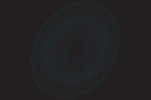 Circle Abstract Dots Sparkle Blue Vector