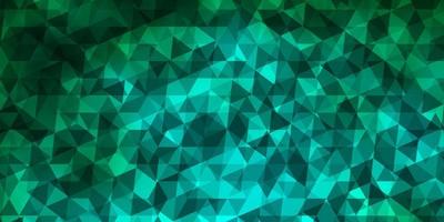 Light Green vector pattern with polygonal style.