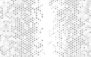 Light Silver, Gray vector pattern with christmas stars.