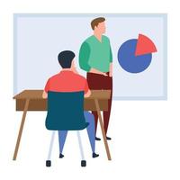 Graph Presentation Concepts vector