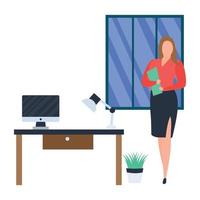 Female Entrepreneur Concepts vector