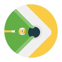 Playing Pool Concepts vector