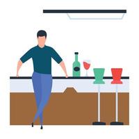 Trendy Bar Concepts vector