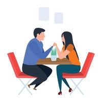 Couple Dating Concepts vector