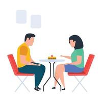 Couple Discussion Concepts vector